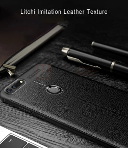 Луксозен силиконов гръб ТПУ кожа дизайн за Honor View 20 PCT-L29 / Honor V20 черен